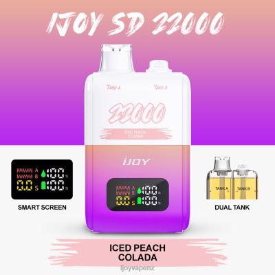 iJOY SD 22000 Disposable HL2PF155 IJOY New Zealand Iced Peach Colada