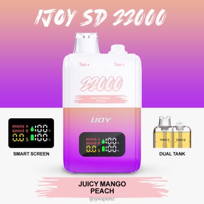 iJOY SD 22000 Disposable HL2PF156 IJOY Vape Wellington Juicy Mango Peach